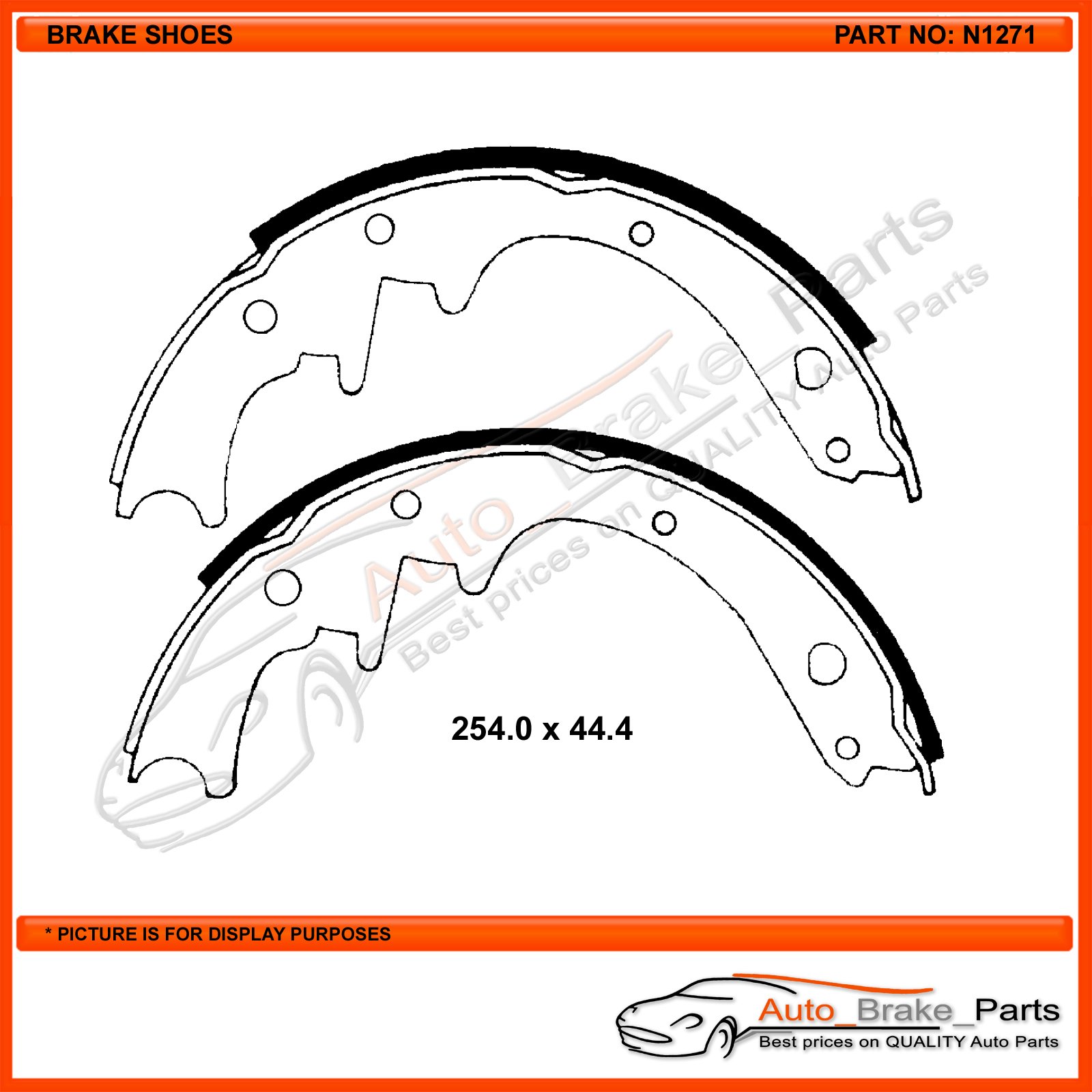 CBA Rear Brake Shoes for FORD FAIRMONT FALCON XC XD All With Front Discs - Image 2