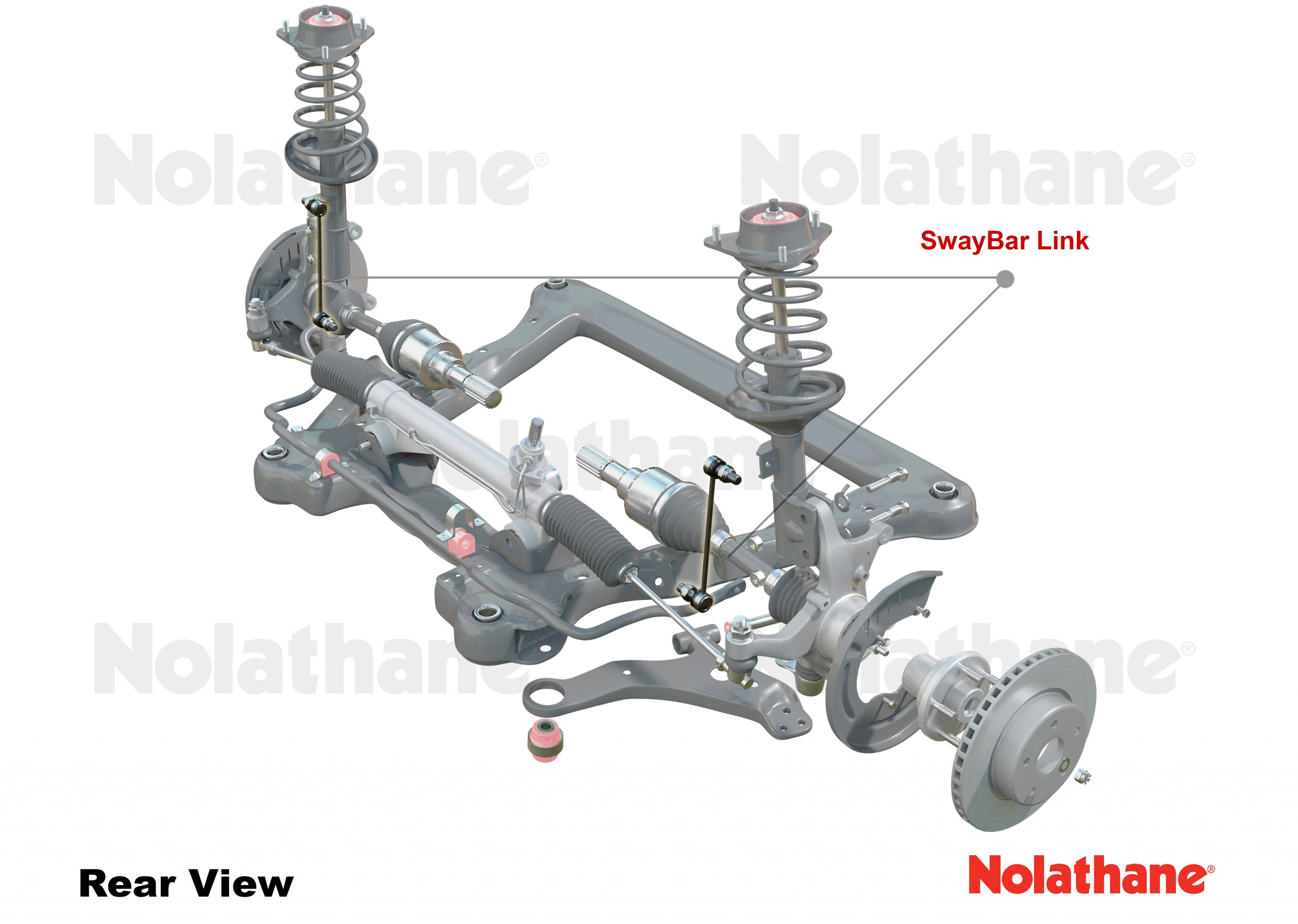 Nolathane Front Sway bar - link for HOLDEN COMBO XC - 42792 - Image 4